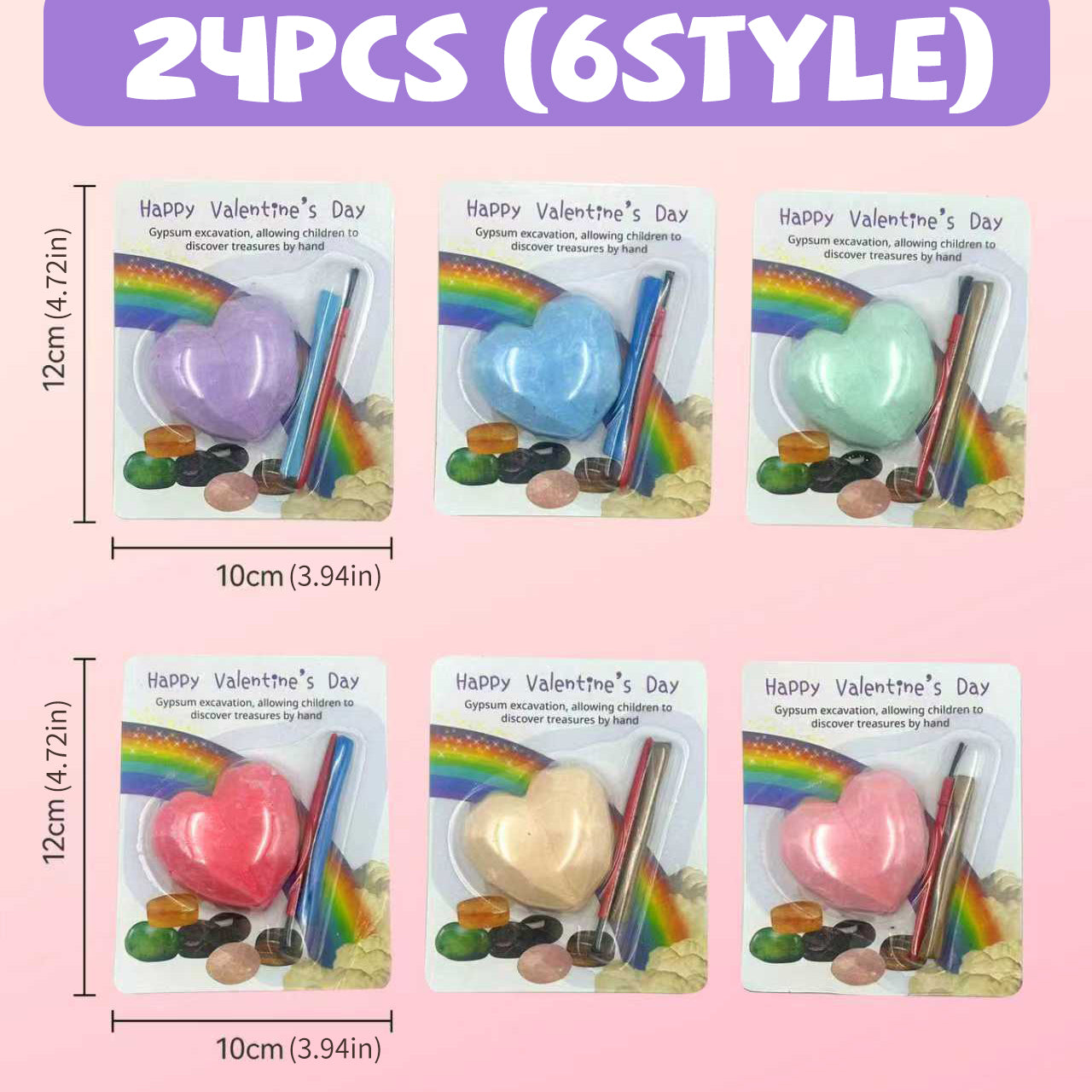 Heart Fossil 24 pack STEM Projects