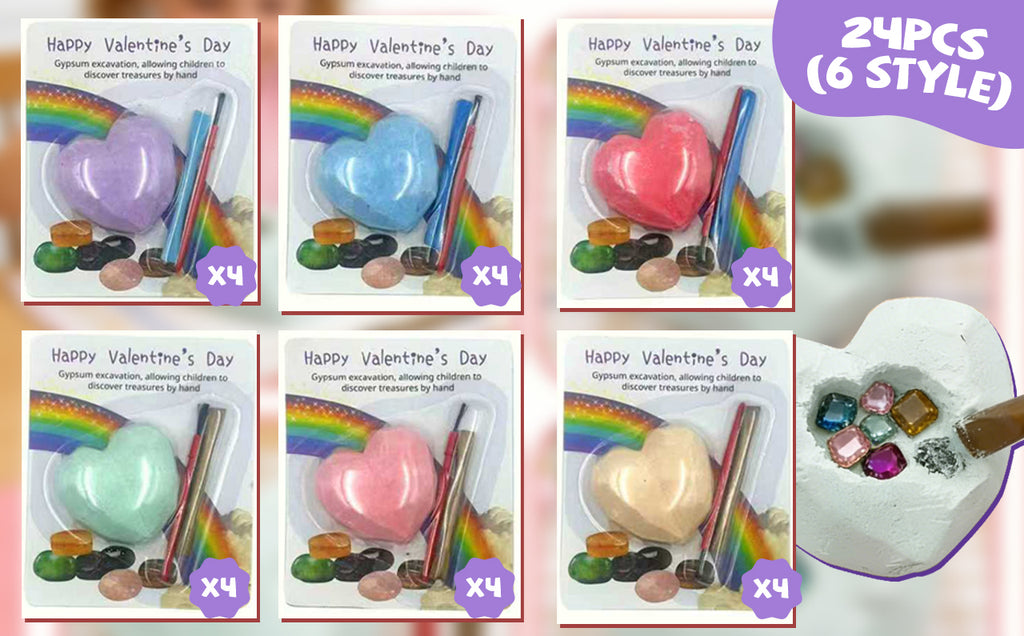 Heart Fossil 24 pack STEM Projects