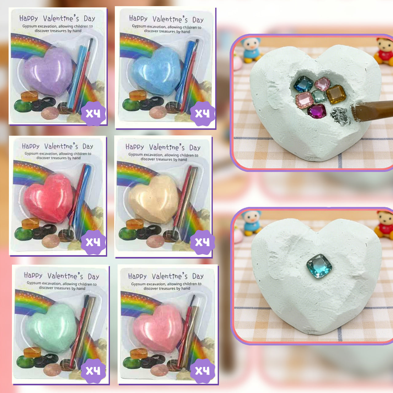 Heart Fossil 24 pack STEM Projects