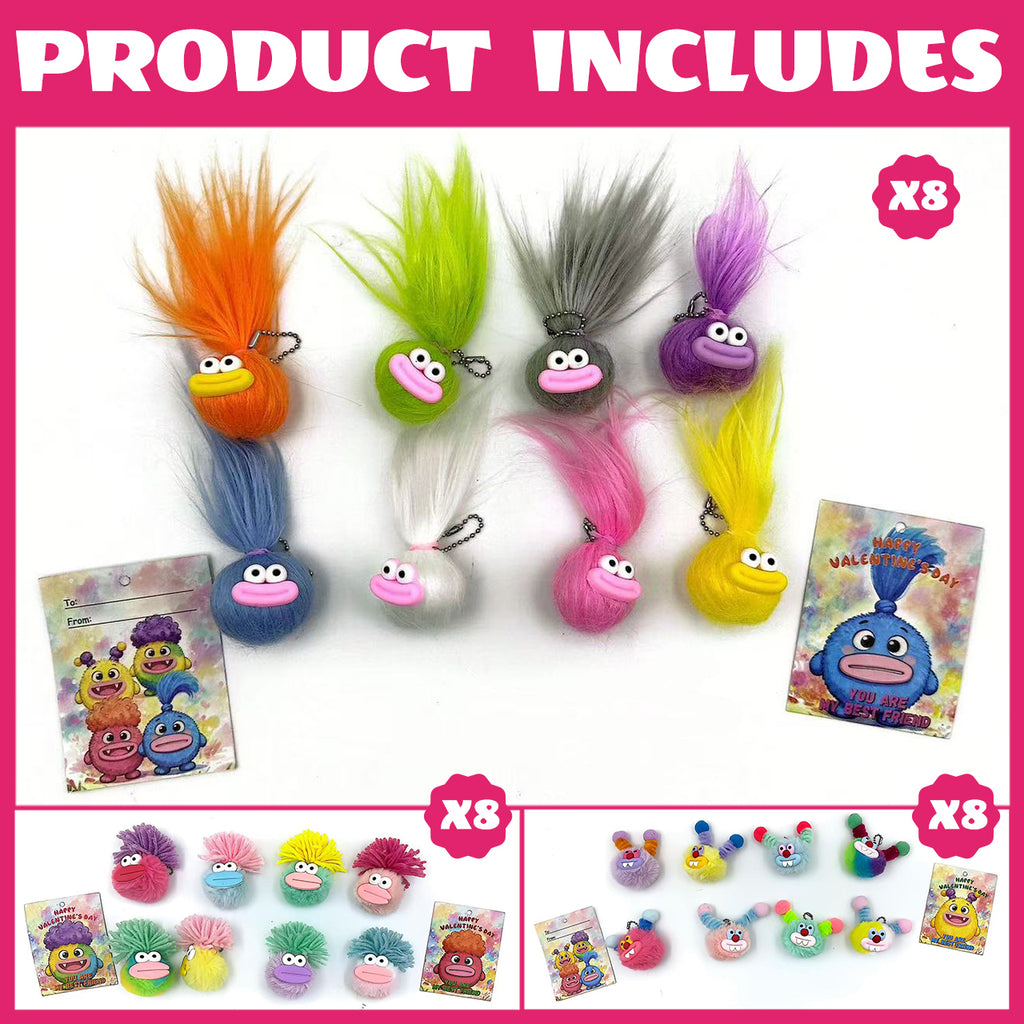 Plush keychains 24PCS ( 6colors)