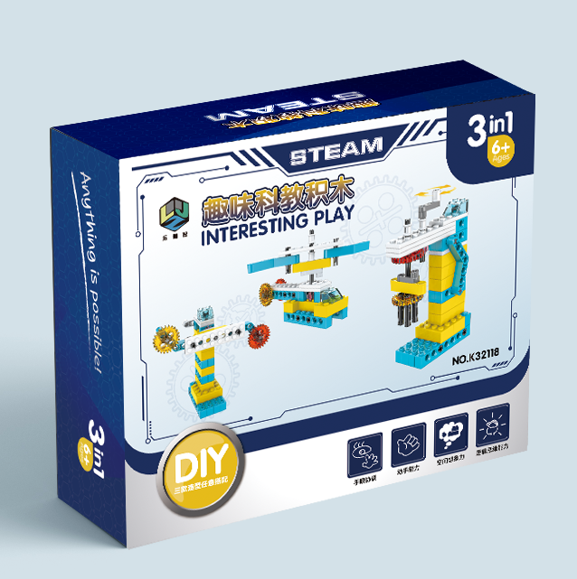 STEM DIY Building Blocks 3in1 (retro telephone 65PCS) 72boxes/CASE