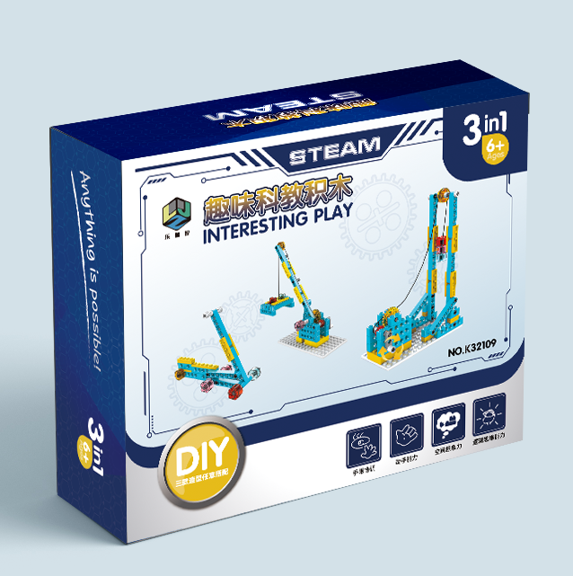 STEM DIY Building Blocks 3in1 (crane 75PCS)   72boxes/CASE