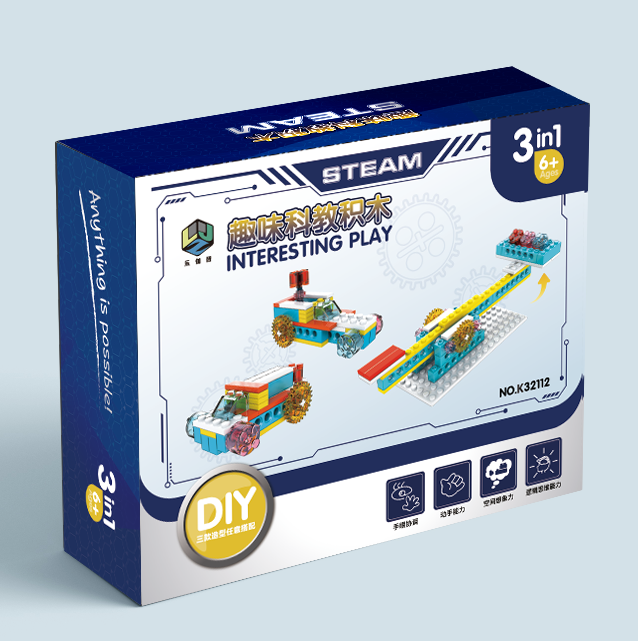 STEM DIY Building Blocks 3in1 (mangonel 54PCS) 72boxes/CASE