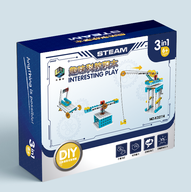 STEM DIY Building Blocks 3in1 (hoist 72PCS)  72boxes/CASE