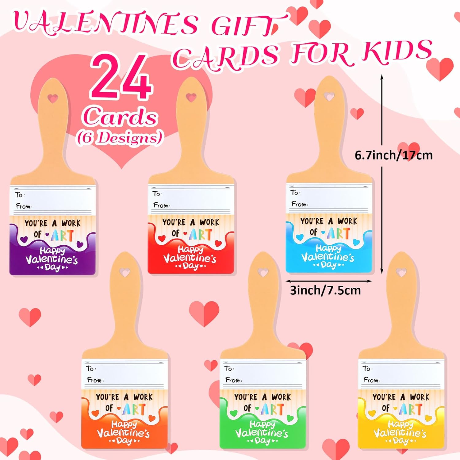 Skyygemm Wooden Easel Watercolor Paints Brush