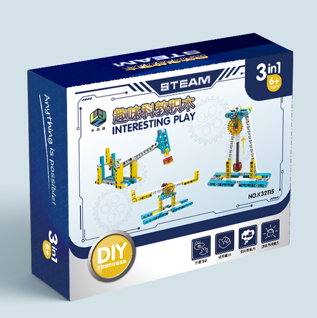 STEM DIY Building Blocks 3in1 (big pendulum 72PCS)  72boxes/CASE